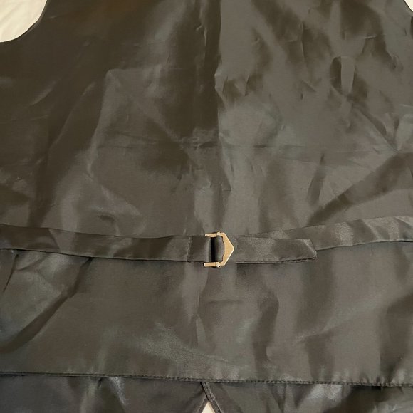 Vesuvio Napoli men's formal paisley tuxedo vest,  size M , brown - Picture 12 of 12